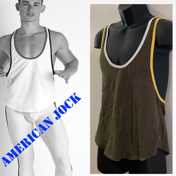 American Jock  Stringer Tank Top Medium RARE - Picture 1 of 3